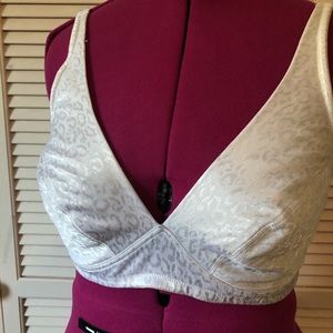 PINK cheetah print padless wireless bra | 42D